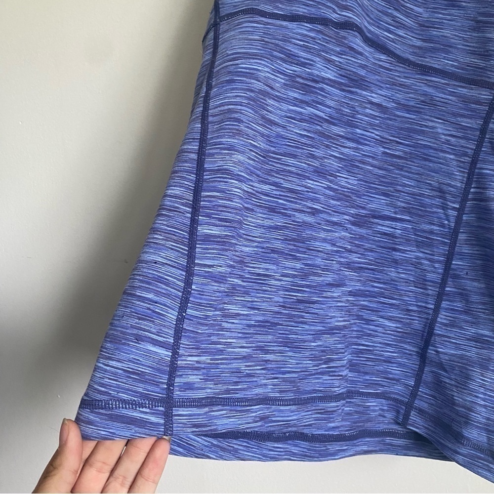 Lululemon Scoop Neck Tank in Royalty Space Dye Blue • size US 4 - Picture 3 of 7